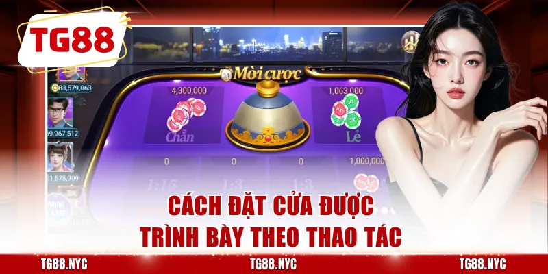 Cách đặt cửa được trình bày theo thao tác
