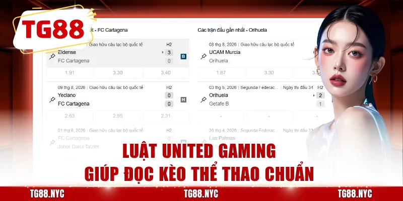 Luật United Gaming giúp đọc kèo thể thao chuẩn