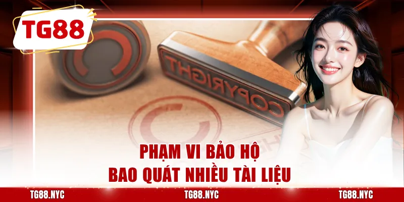 Phạm vi bảo hộ bao quát nhiều tài liệu